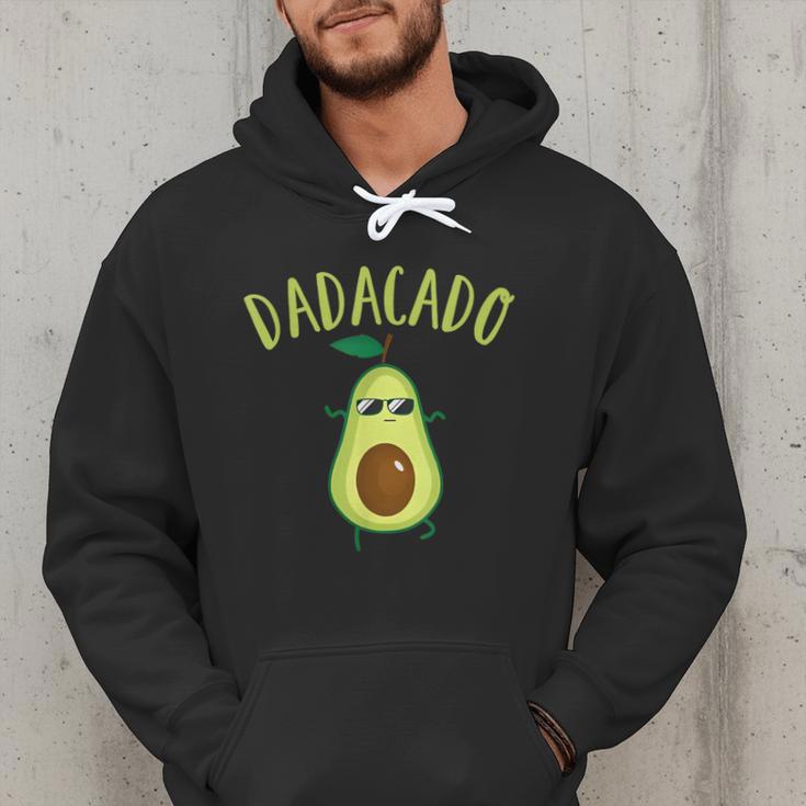 Dadacado Cute Daddy Avocado Pregnant Dad Father Day Men Hoodie