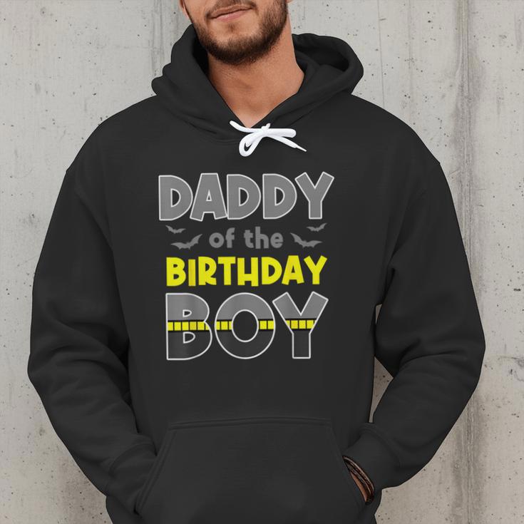 Daddy Of The Birthday Boy Bat Family Party Theme Boys Men Hoodie