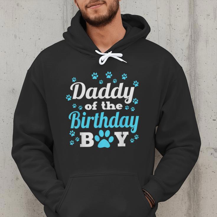 Daddy Of The Birthday Boy Dog Paw Bday Party Celebration Small Men Hoodie Daddy Of The Birthday Boy Dog Paw Bday Party Celebration Small Men Hoodie