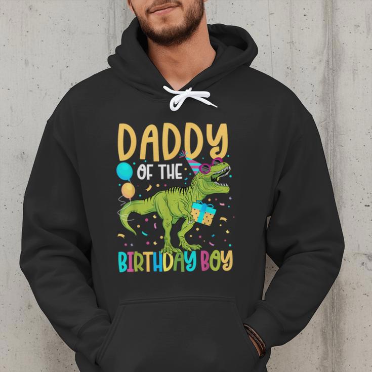 Daddy Of The Birthday Boy Family Matching Dinosaur Squad Men Hoodie Daddy Of The Birthday Boy Family Matching Dinosaur Squad Men Hoodie