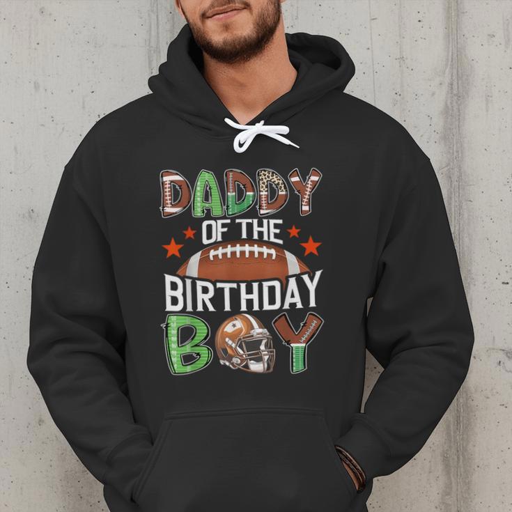 Daddy Of The Birthday Boy Game Day Football Men Hoodie