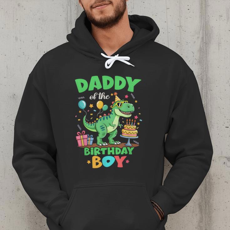 Daddy Of The Birthday BoyRex Dinosaur Family Party Men Hoodie