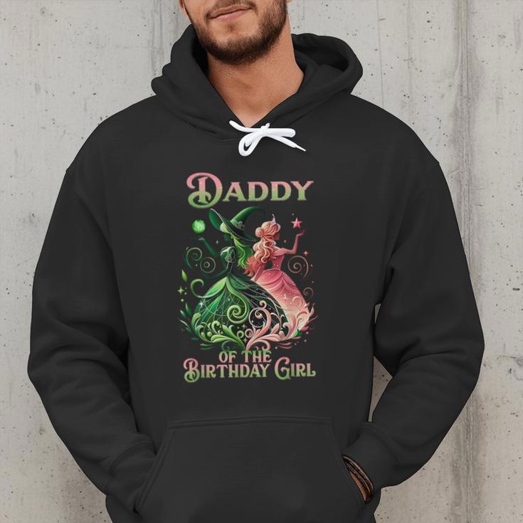 Daddy Of The Birthday Girl Pink And Green Family Matching Men Hoodie