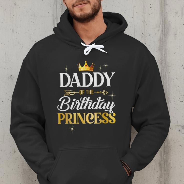Daddy Of The Birthday Princess Girl Party Matching Family Men Hoodie