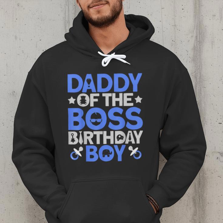 Daddy Of The Boss Birthday Party Outfit Like A Boss Daddy Men Hoodie