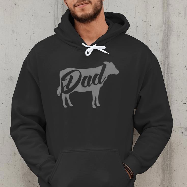 Daddy Cow For Dad's Who Lover Cows Men Hoodie