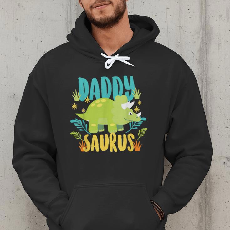 Daddy Dad Saurus Rex Dinosaur Dino For Father Men Hoodie
