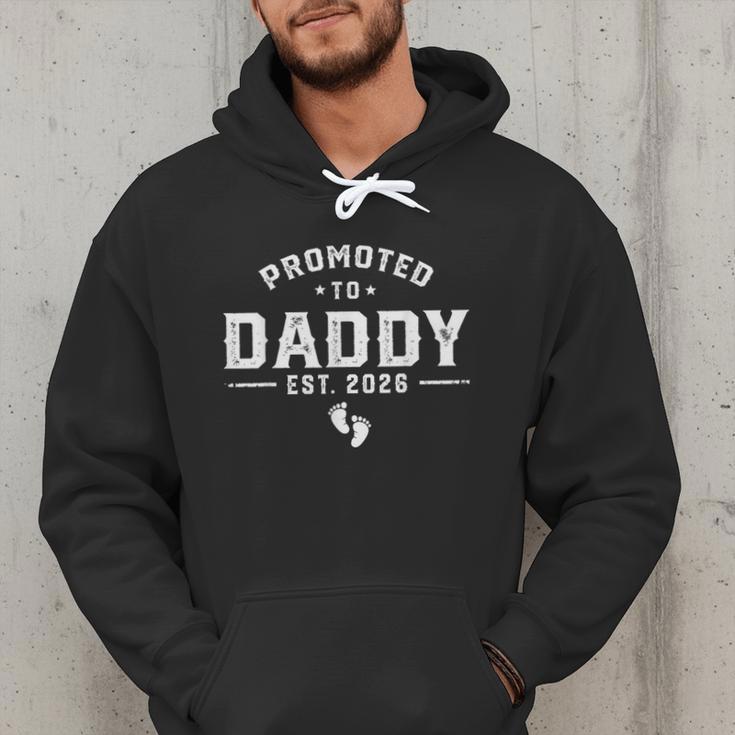 Daddy Est 2026 Daddy To Be New Dad 2026 Men Hoodie