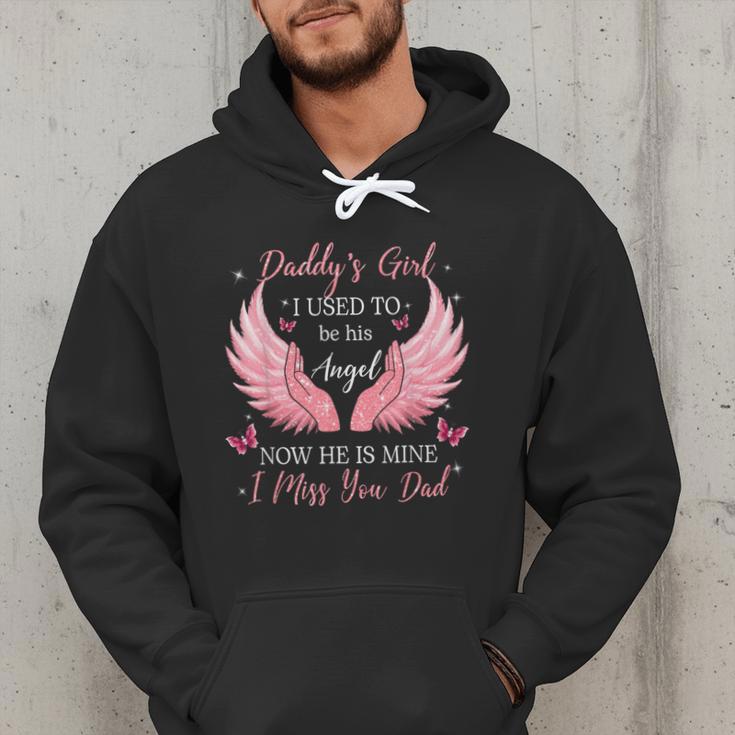 Daddy Girl I Used To Be His Angel Now He Is Mine Men Hoodie