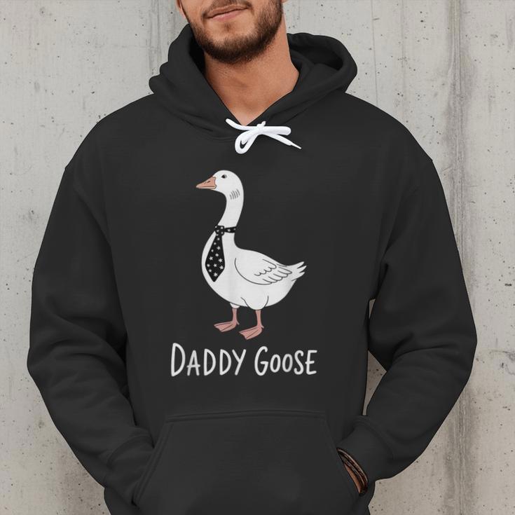 Daddy Goose Fun Father's Day Tee For Dad Men Hoodie