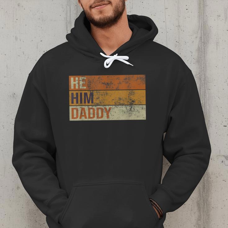 Daddy Lover Valentine Quote He Him Daddy Men Hoodie