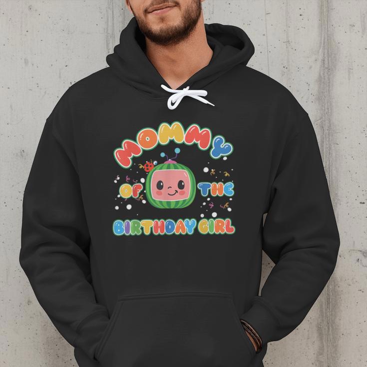 Daddy Mommy Of The Birthday Girl Melon Family Matching Men Hoodie