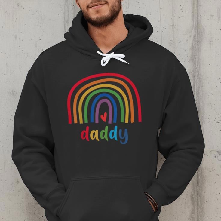Daddy Rainbow For Women Men Family Matching Birthday Men Hoodie Daddy Rainbow For Women Men Family Matching Birthday Men Hoodie