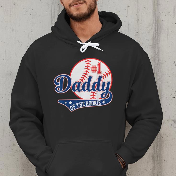 Daddy Of Rookie 1st Birthday Baseball Theme Matching Party Men Hoodie Daddy Of Rookie 1st Birthday Baseball Theme Matching Party Men Hoodie