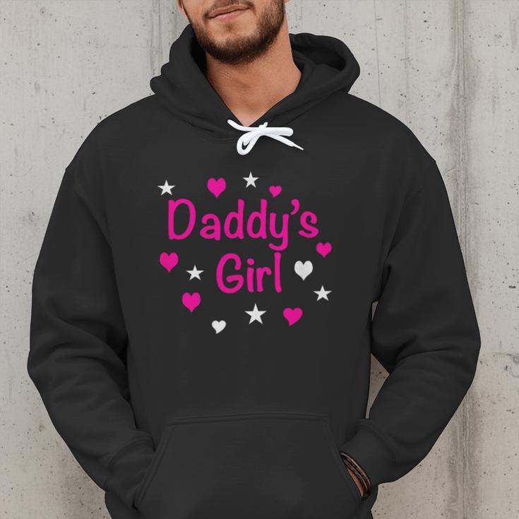 Daddy's Girl Shirt With Pink Lettering Men Hoodie