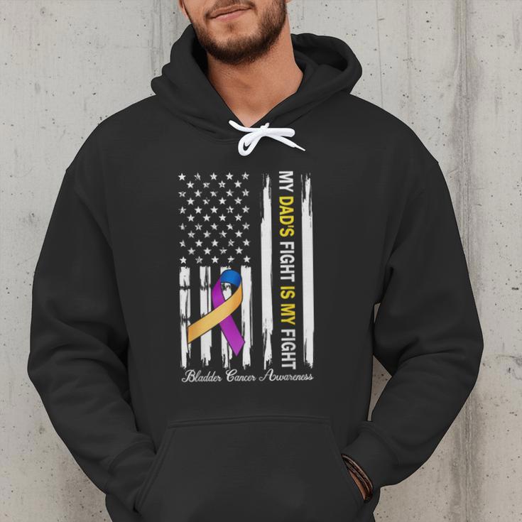 My Dad's Fight Is My Fight Bladder Cancer Awareness Men Hoodie My Dad's Fight Is My Fight Bladder Cancer Awareness Men Hoodie