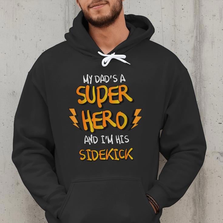 My Dads a Superhero Shirt Cool KidsShirt Men Hoodie