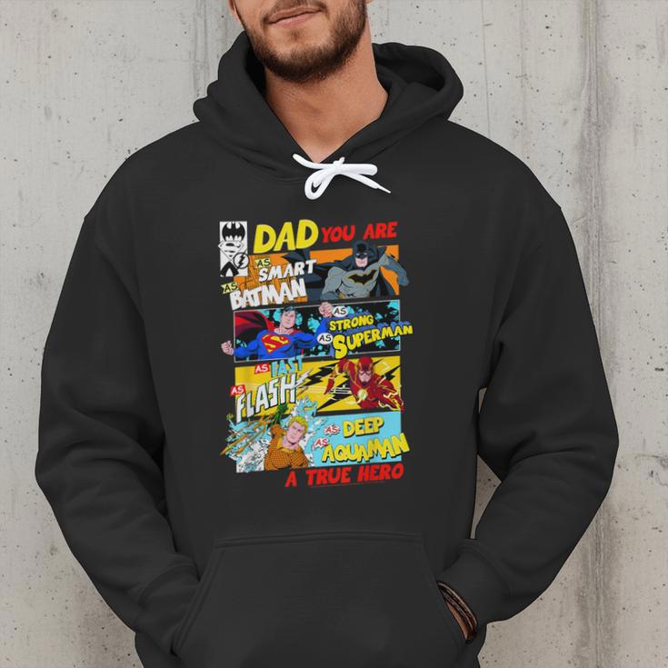 DC Comics Father's Day Justice League Dad Attributes Men Hoodie