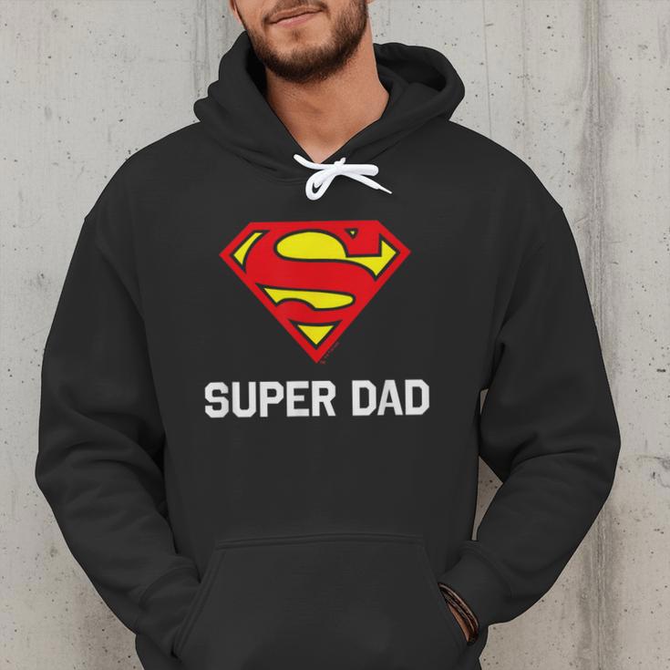 DC Comics Superman Father's Day Super Dad Logo Men Hoodie