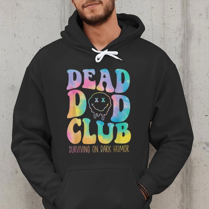 Dead Dad Club Surviving On Dark Humor Hippie Men Hoodie Dead Dad Club Surviving On Dark Humor Hippie Men Hoodie