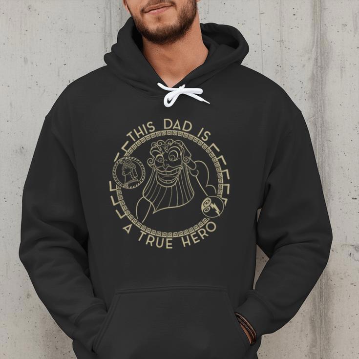 Disney Hercules Father's Day Zeus This Dad Is A True Hero Men Hoodie