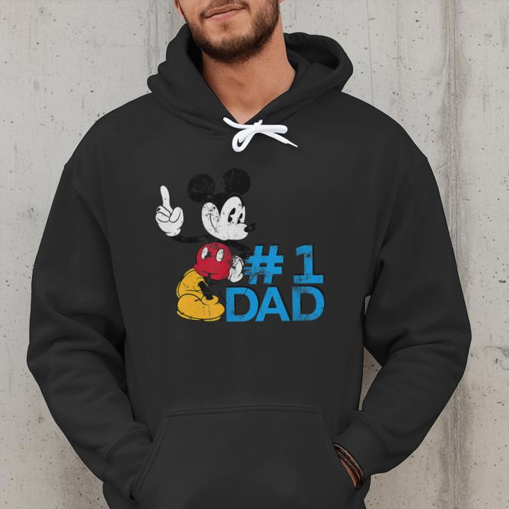 Disney Mickey Mouse Father's Day 1 Dad Men Hoodie Disney Mickey Mouse Father's Day 1 Dad Men Hoodie