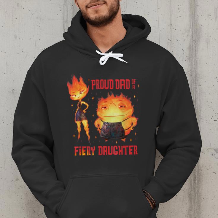 Disney And Pixar’s Elemental Proud Dad Of a Fiery Daughter Men Hoodie