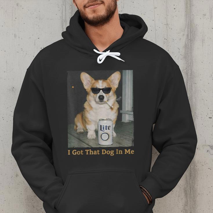I Got That Dog In Me Corgi Dog Meme For Corgi Mom Dad Men Hoodie