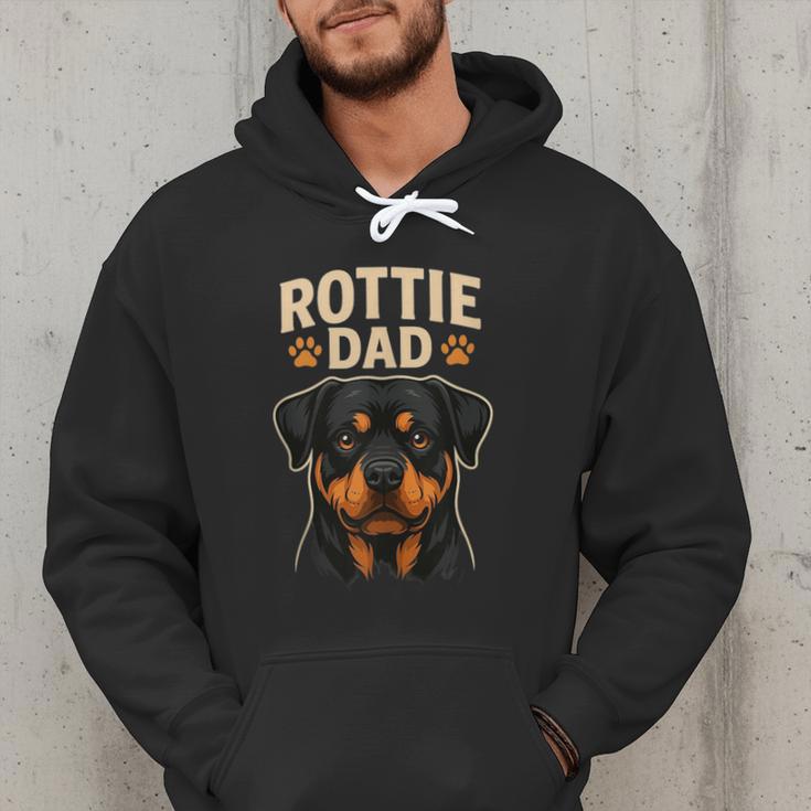 Dog Owner Dad Rottweiler Rottie Dad Men Hoodie