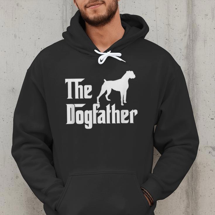The DogfatherShirt Boxer Dog Lover Shirt For Men Dad Men Hoodie