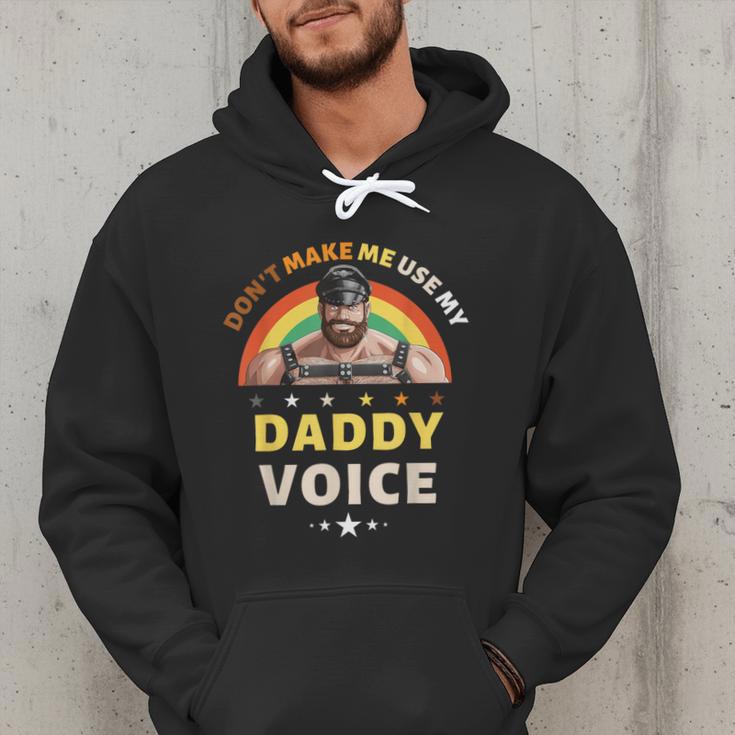 Don't Make Me Use My Daddy Voice Gay Bear Pride Men Hoodie Don't Make Me Use My Daddy Voice Gay Bear Pride Men Hoodie