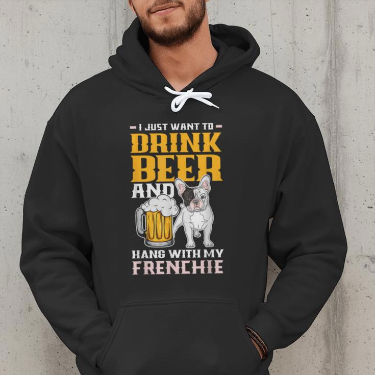 Drink Beer & Hang With My Frenchie French Bulldog Dad For Men Women Men Hoodie