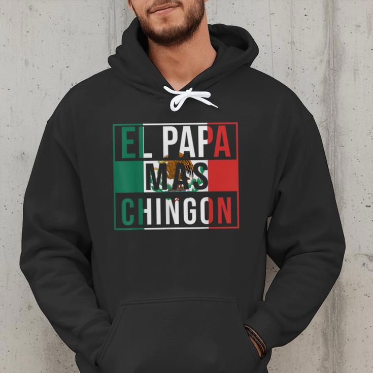 El Papa Mas Chingon Best Mexican Dad Men Hoodie