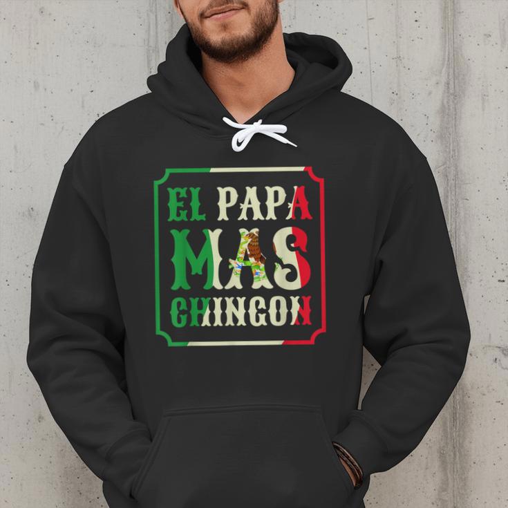 El Papa Mas Chingon Best Mexican Great Dad Men Hoodie