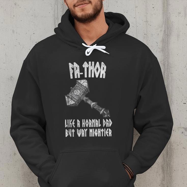 FA-Thor Like Dad Way Mightier Viking Father's Day Fathor Men Hoodie