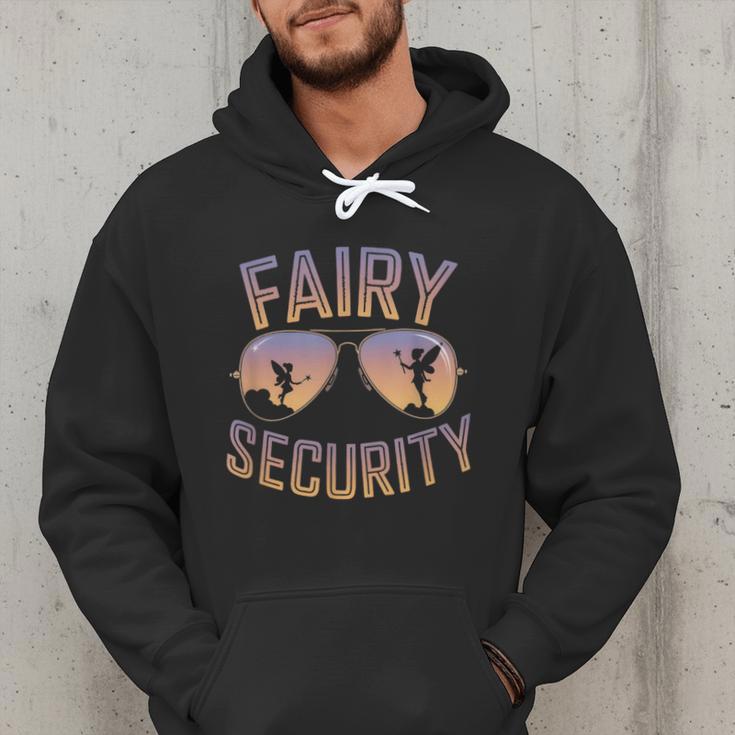 Fairy Security Birthday Family Halloween Costume Dad Mom Men Hoodie