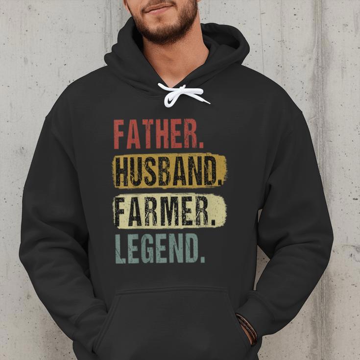 Father Husband Farmer Legend Vintage Dad Father's Day Men Hoodie Father Husband Farmer Legend Vintage Dad Father's Day Men Hoodie