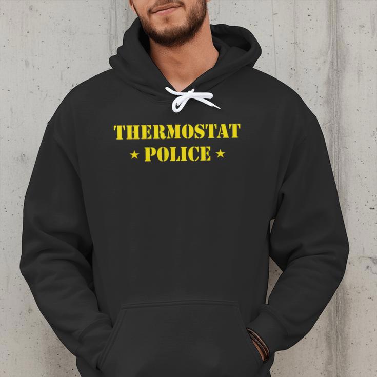 Father For Men Thermostat Police Dad Men Hoodie