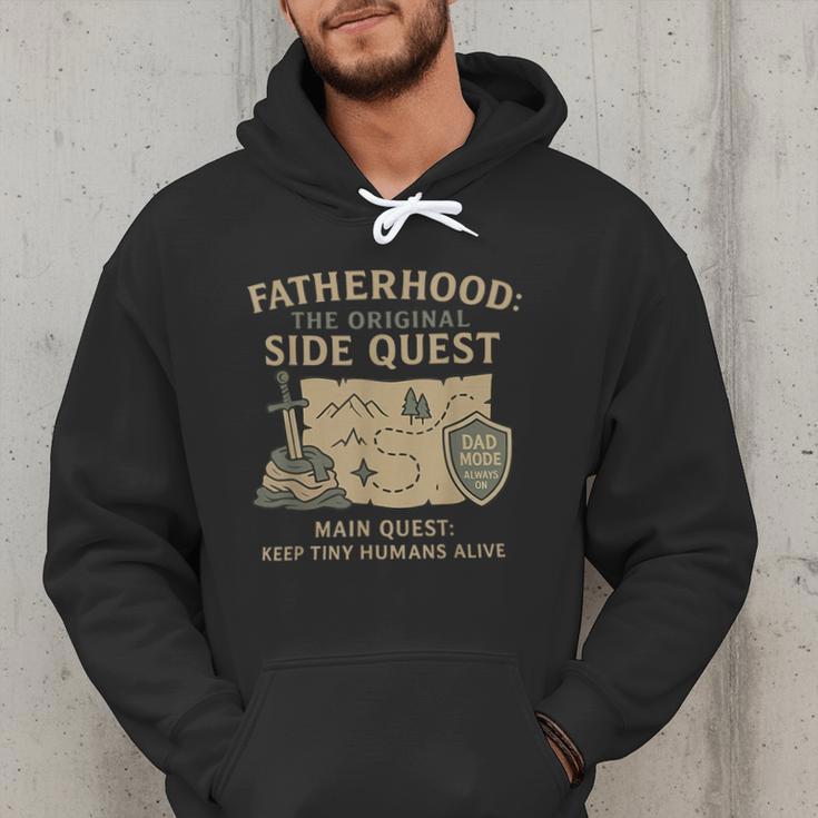 Fatherhood The Original Side Quest Dad Mode Men Hoodie