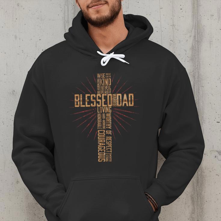 Father's Day Dad Husband Blessed Dad Christian Men Hoodie