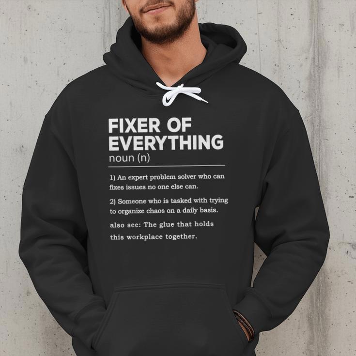 Father's Day For Office Dad Fixer Of Everything Men Hoodie