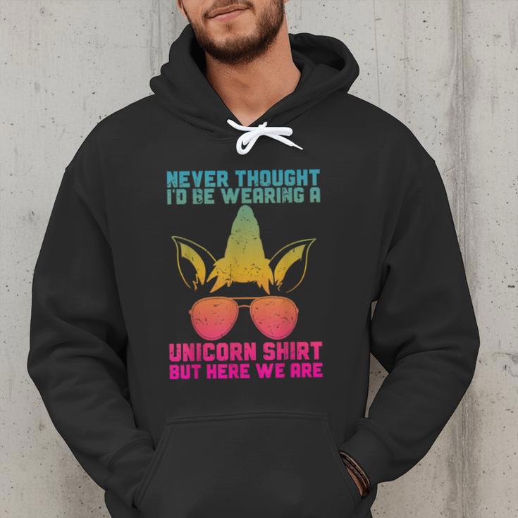 Fathers Day I Wear A Unicorn Shirt Dadacorn Men Hoodie
