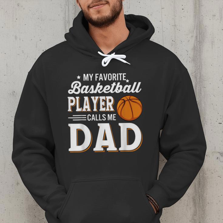 My Favorite Basketball Player Calls Me Dad Men Hoodie