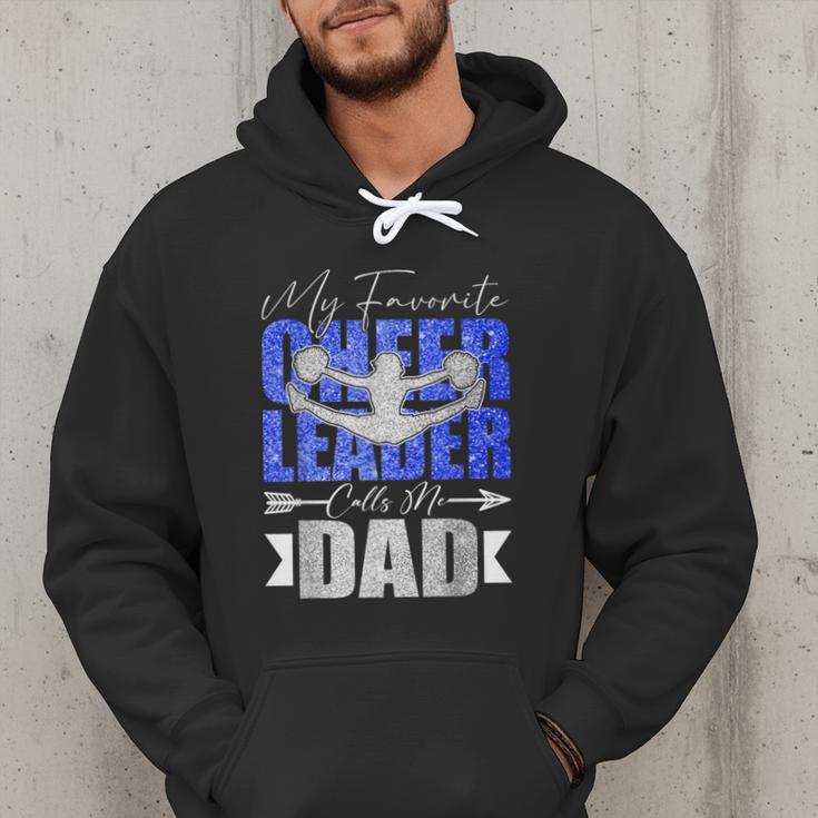 My Favorite Cheerleader Calls Me Dad Cheer Dad Fathers Day Men Hoodie