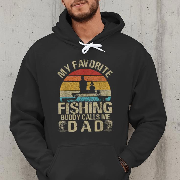 My Favorite Fishing Buddy Calls Me Dad Men Hoodie