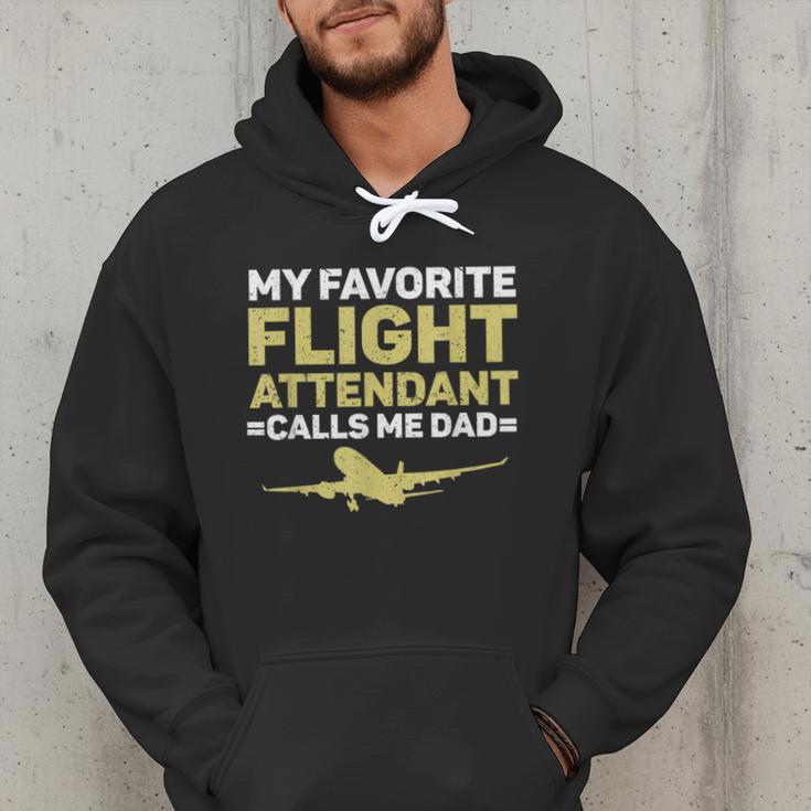 My Favorite Flight Attendant Calls Me Dad Flight Attendant Men Hoodie