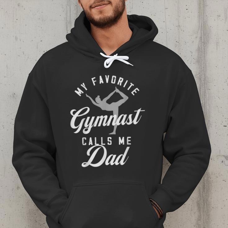 My Favorite Gymnast Calls Me Dad Mat Sports Gymnastics Men Hoodie