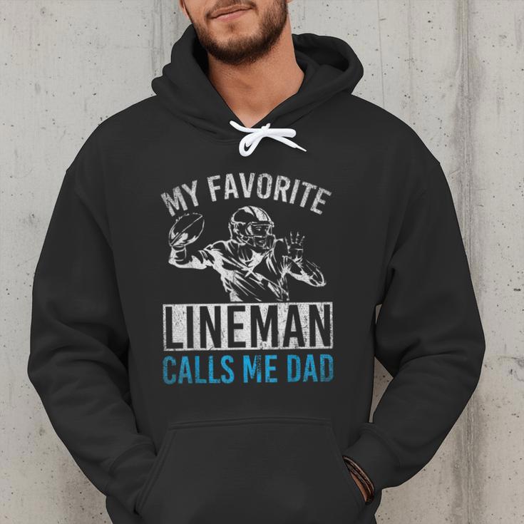 My Favorite Lineman Calls Me Dad American Football Lineman Men Hoodie My Favorite Lineman Calls Me Dad American Football Lineman Men Hoodie