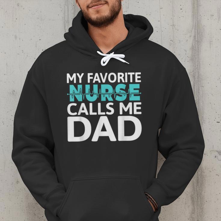 My Favorite Nurse Calls Me Dad Daughter Hospital Nursing Men Hoodie My Favorite Nurse Calls Me Dad Daughter Hospital Nursing Men Hoodie