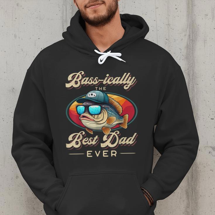 Fishing Father's Day Dad Fisherman Birthday Graphic Men Hoodie